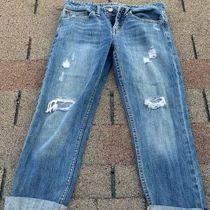 American Eagle Cuffed Capri Jeans